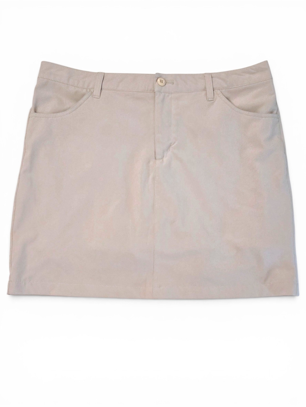Eddie Bauer Khaki Travex Performance Skort Hiking Golf Athletic Size 12 EUC